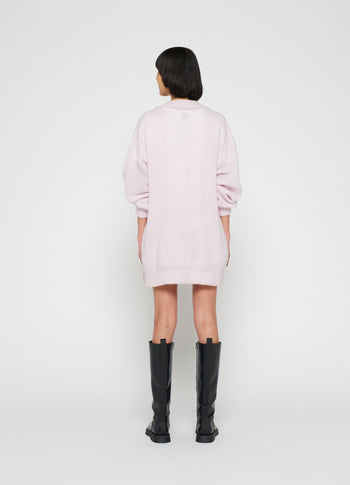 thin bomber knit | pale lilac