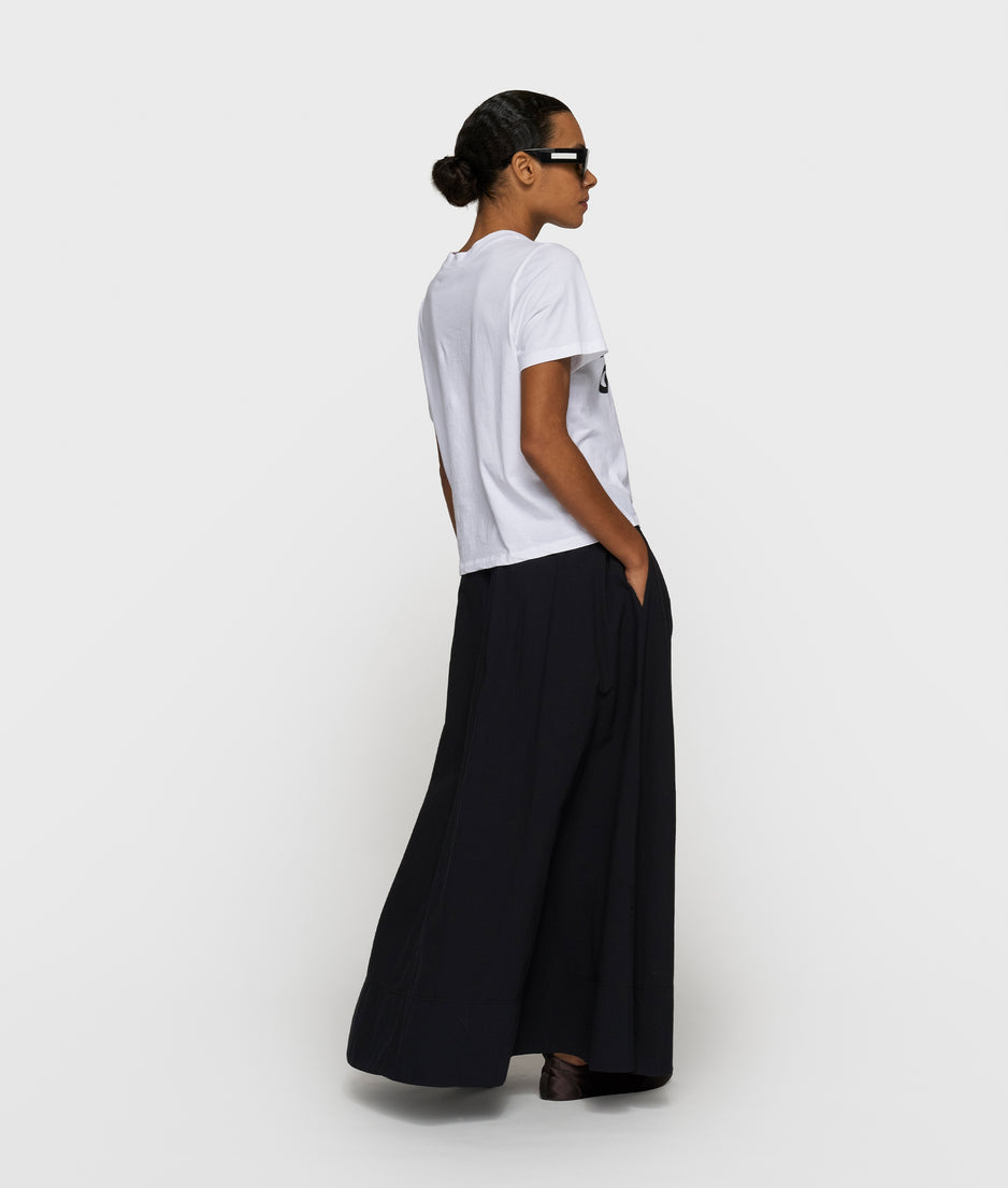 skirt poplin | black