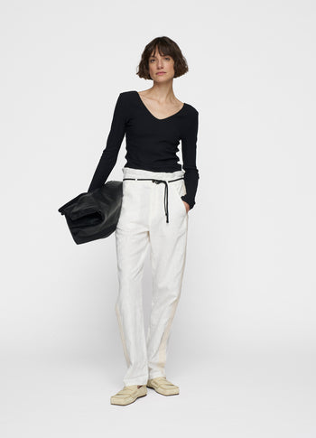 paperbag pants | ecru