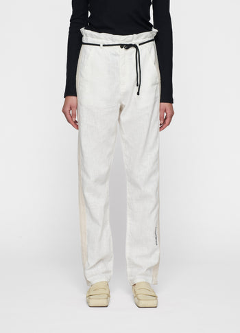 paperbag pants | ecru