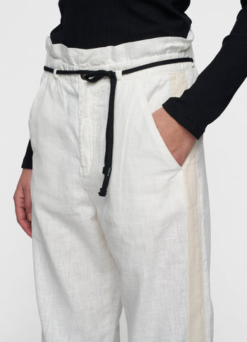 paperbag pants | ecru
