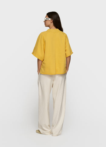 short sleeve sweater v-neck | mango