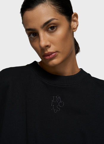sweater pleat | black