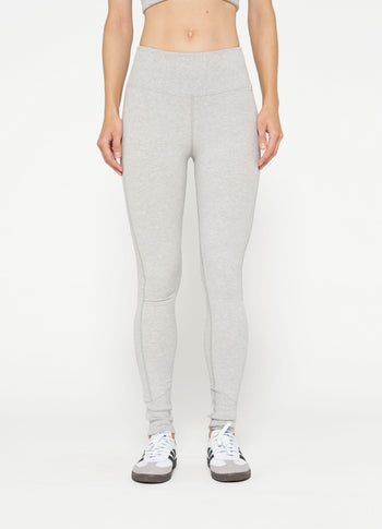 soft stretch leggings | light grey melee