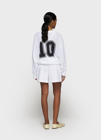 utility shorts | optic white