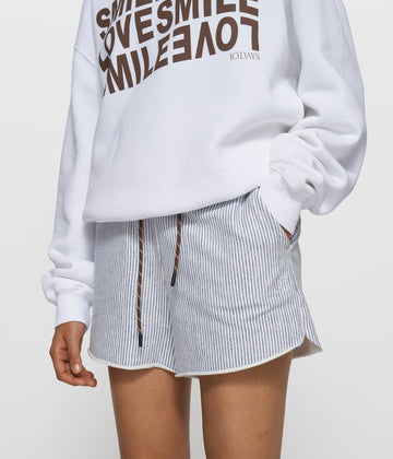 easy shorts stripes | white/blue