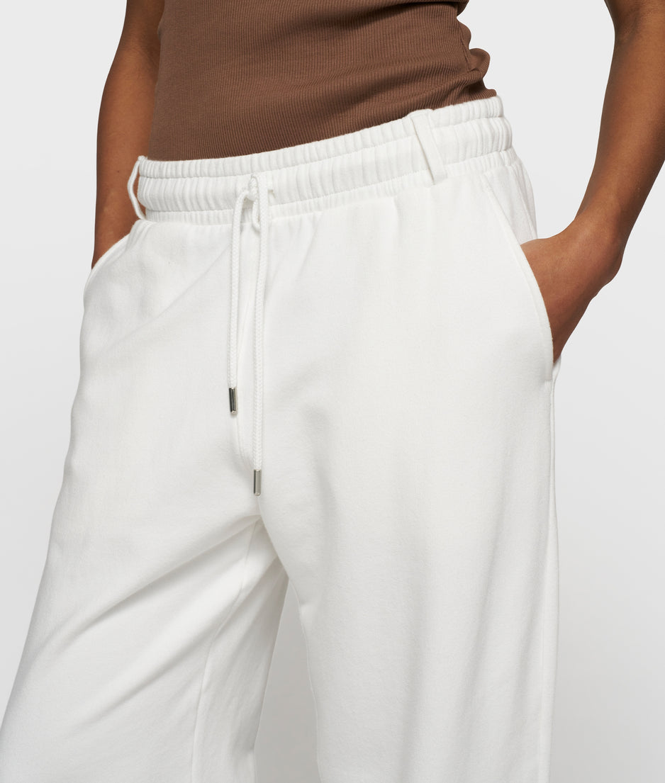 Bar jogger fleece | ecru