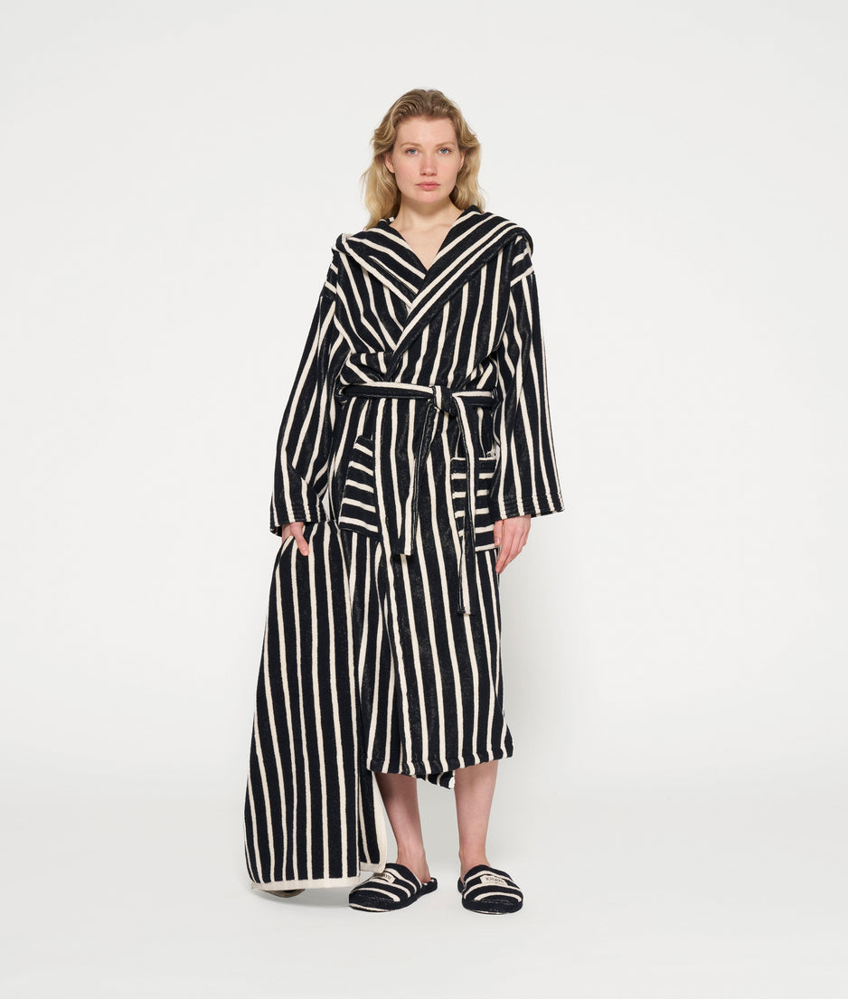 towel stripes | black/ecru