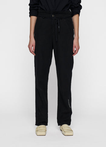 paperbag pants | black