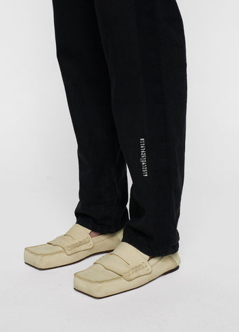 paperbag pants | black