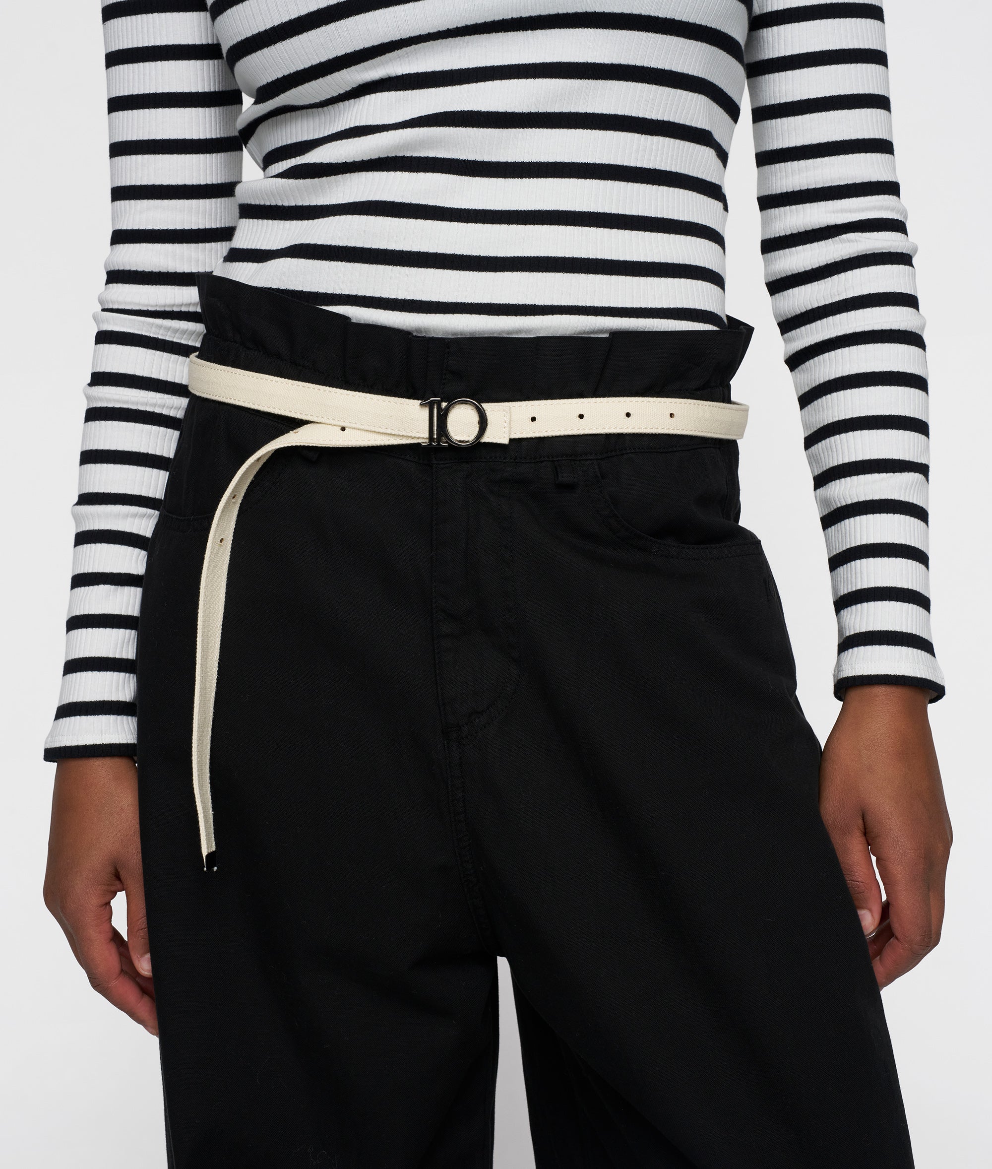 Canvas Belt Ecru 10DAYS Official Online Store canvas-belt-ecru-10days-official-online-store