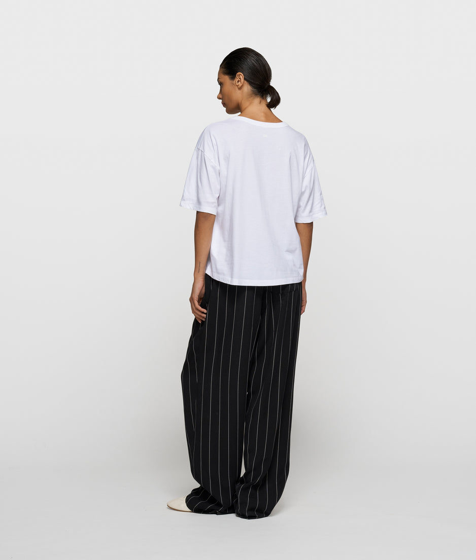 short sleeve tee curly 10 | white