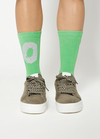 socks 10 | apple green