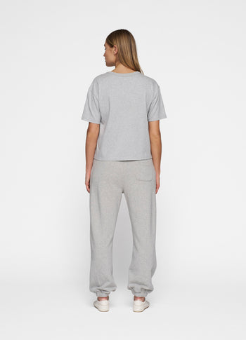 Bar jogger fleece | light grey melee