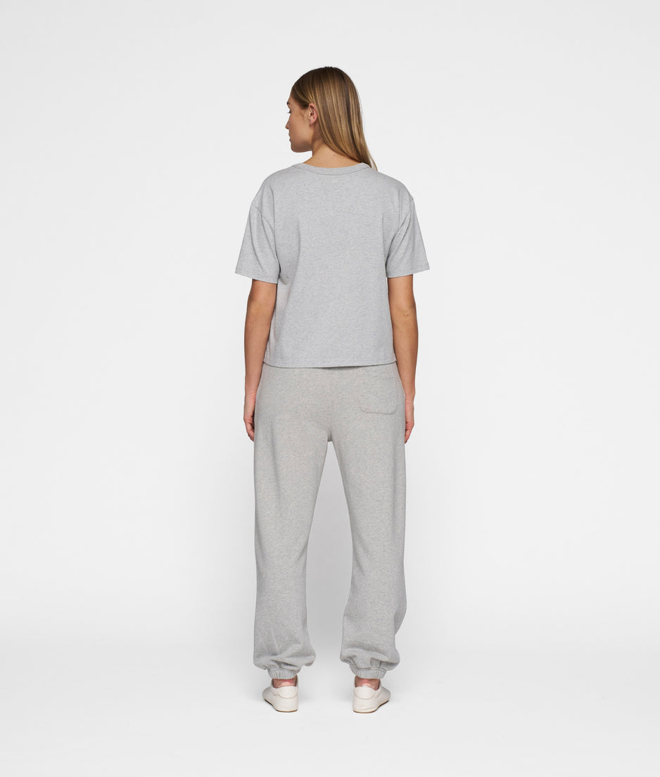 Bar jogger fleece | light grey melee