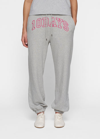 Bar jogger fleece | light grey melee