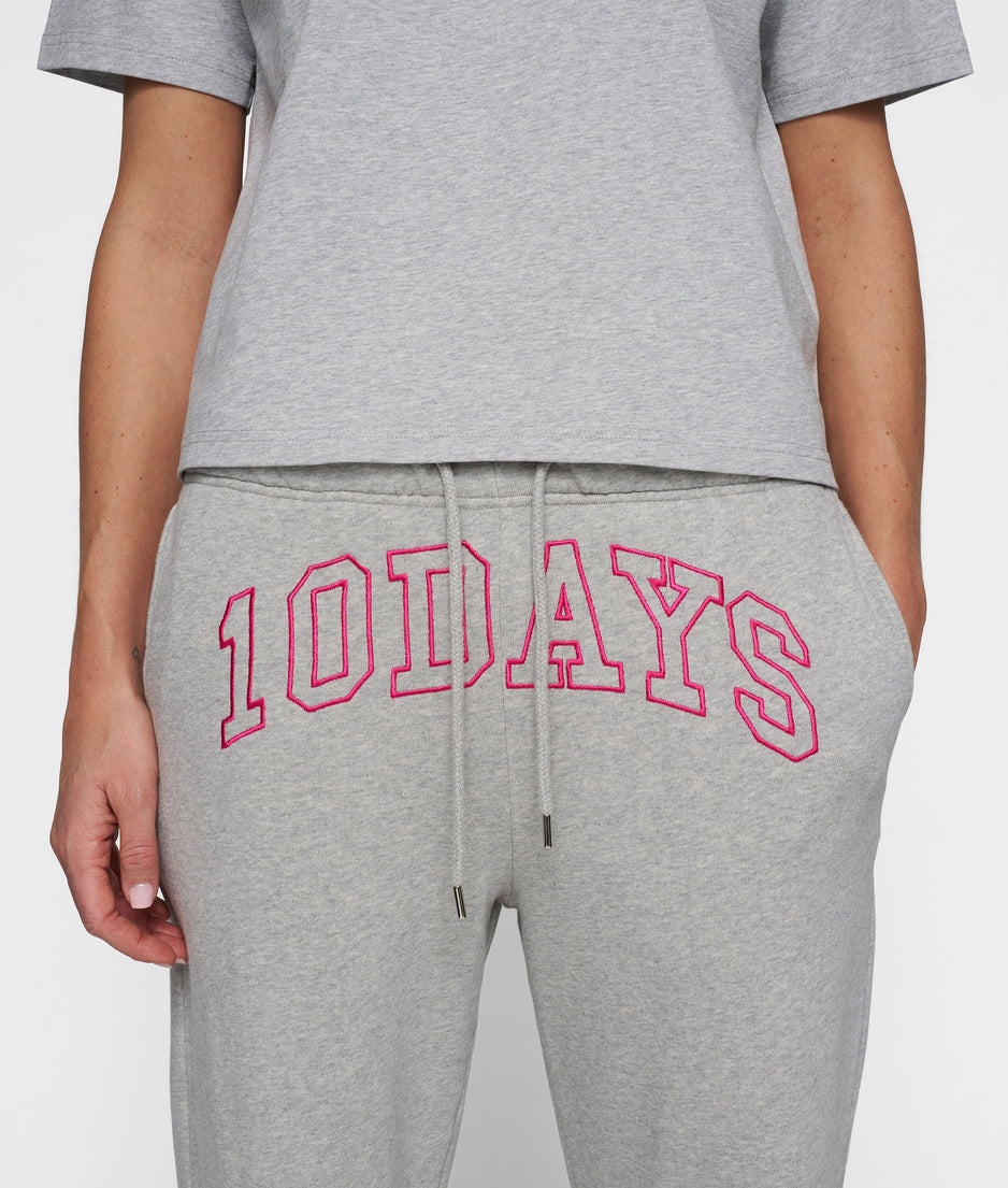 Bar jogger fleece | light grey melee