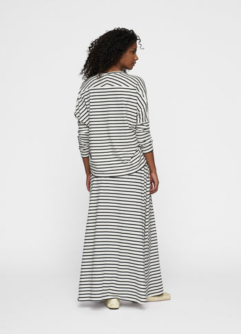 skirt stripes | ecru/black