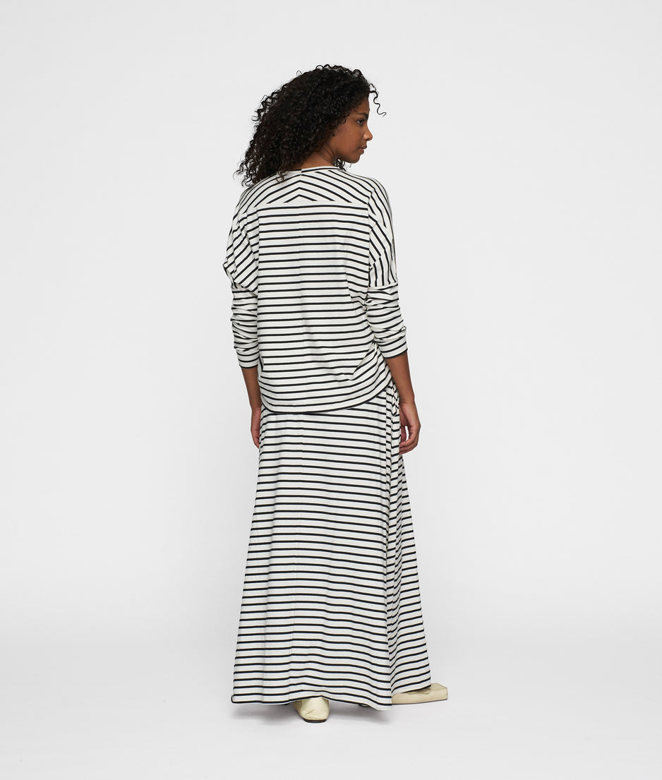 skirt stripes | ecru/black