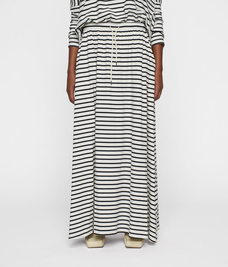 skirt stripes | ecru/black
