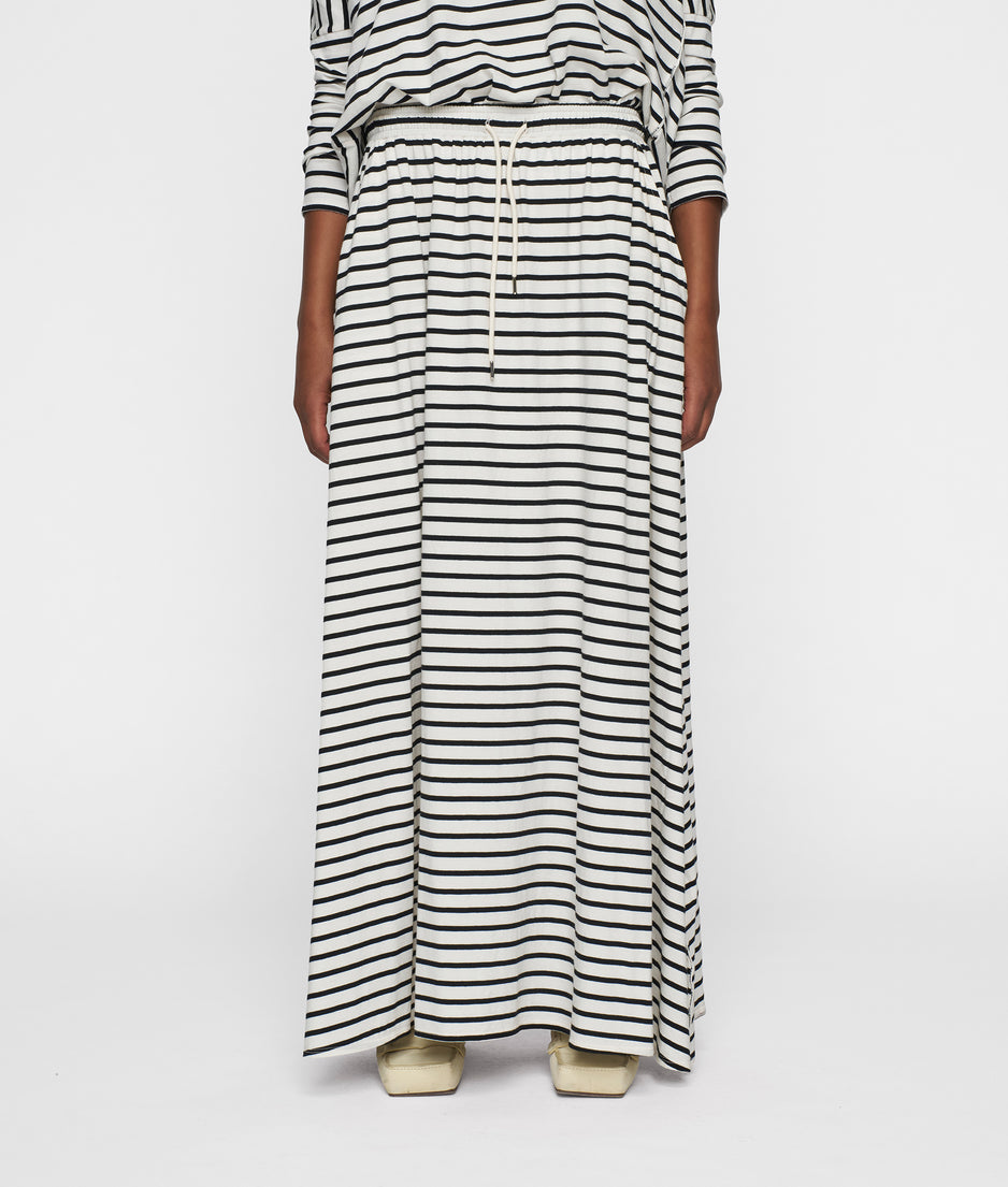 skirt stripes | ecru/black