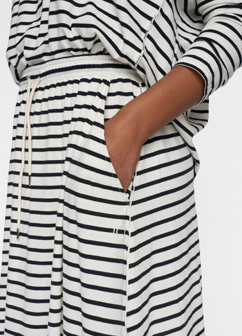 skirt stripes | ecru/black
