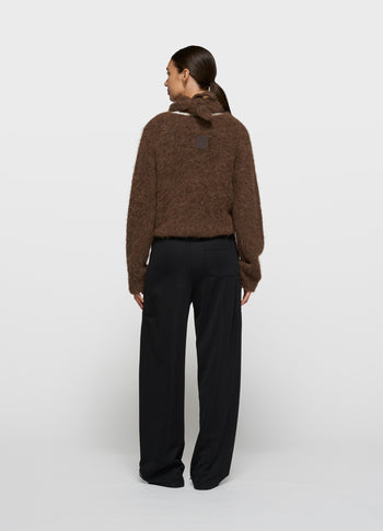 barrel track pants | black