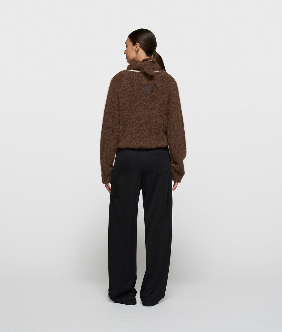 barrel track pants | black