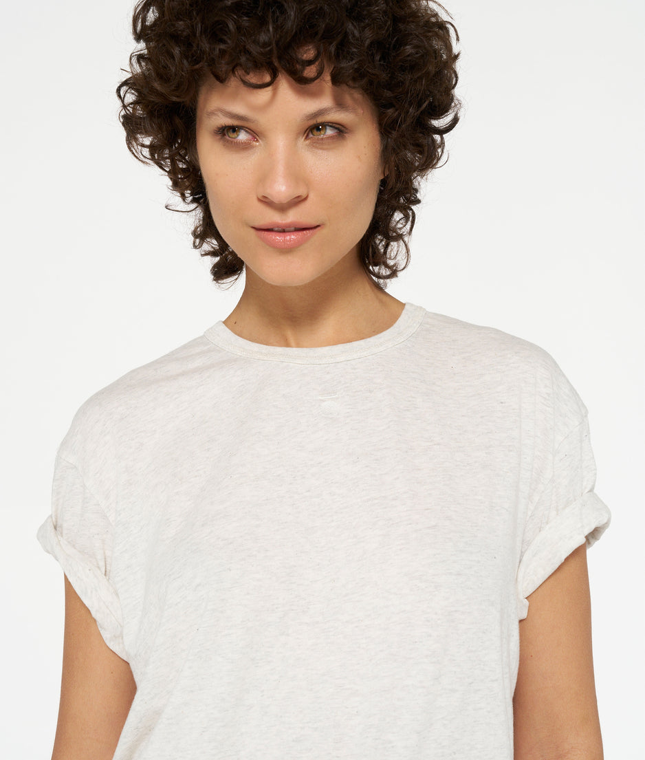 shortsleeve tee medal | soft white melee
