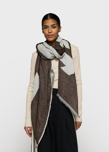 scarf 10DAYS | ecru