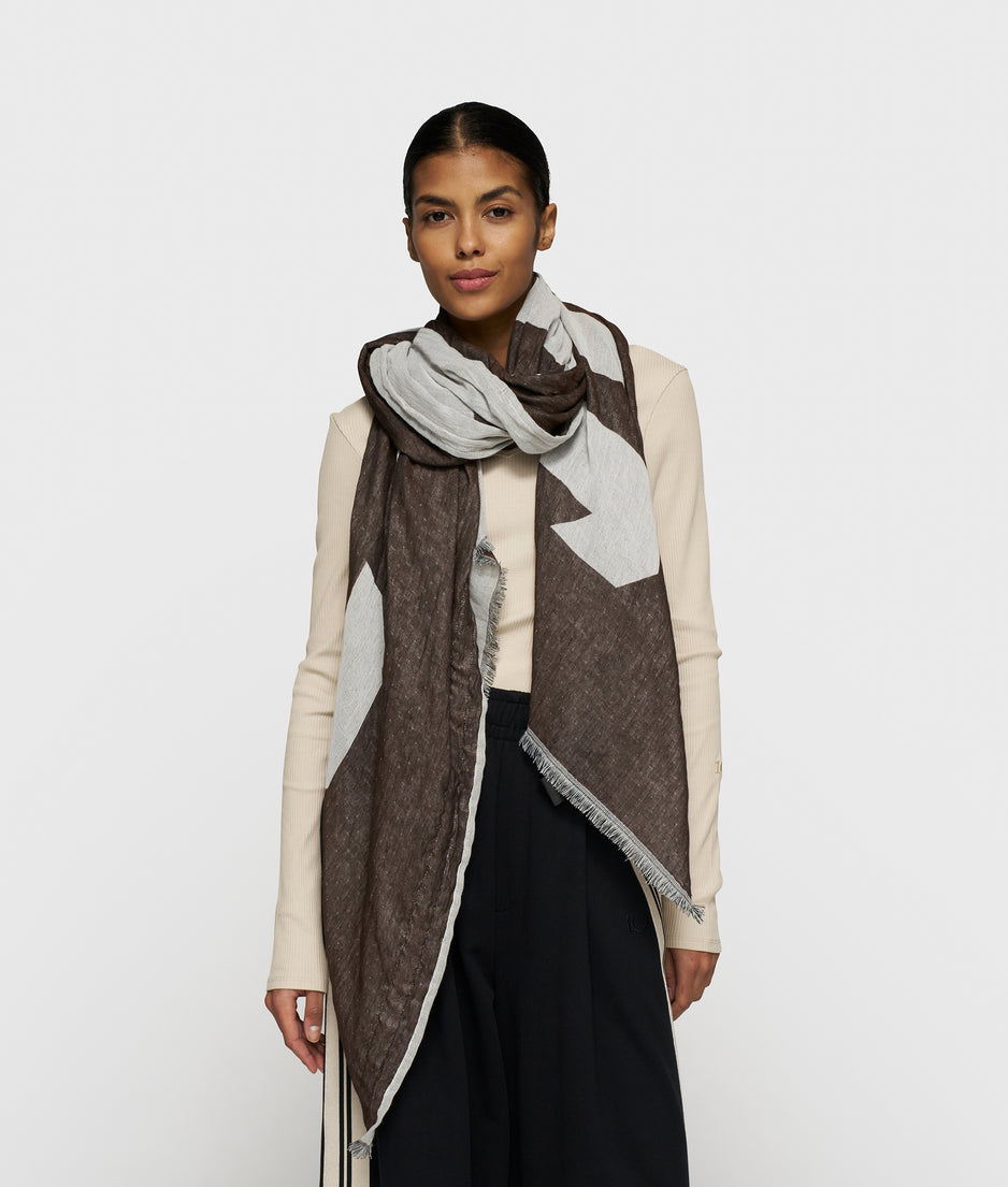 scarf 10DAYS | ecru