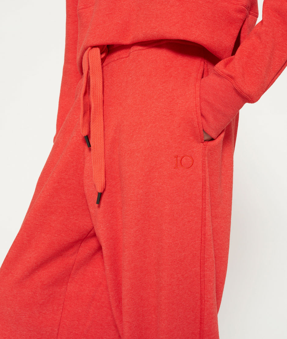 favourite jogger | poppy red
