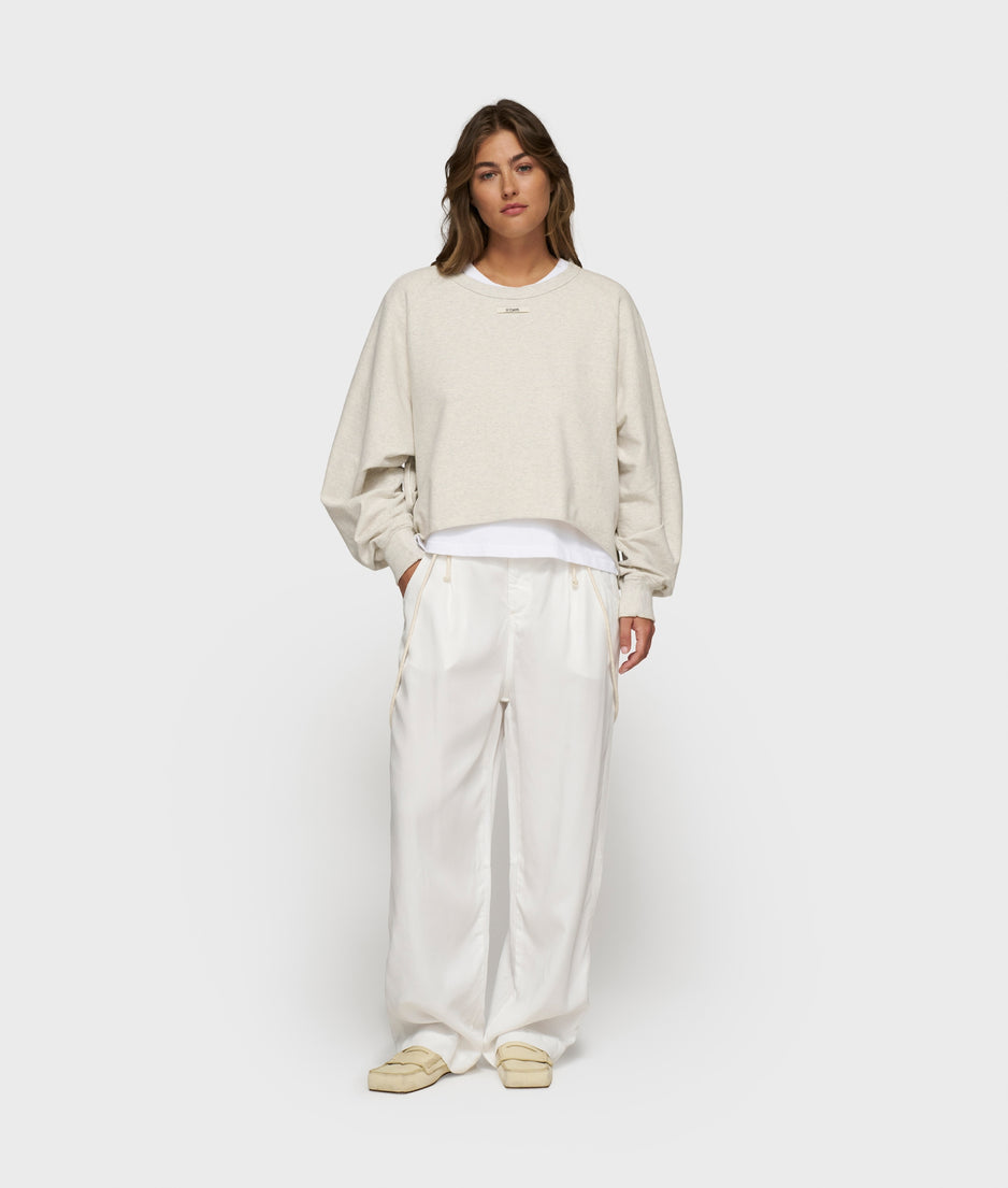 LA sweater | soft white melee