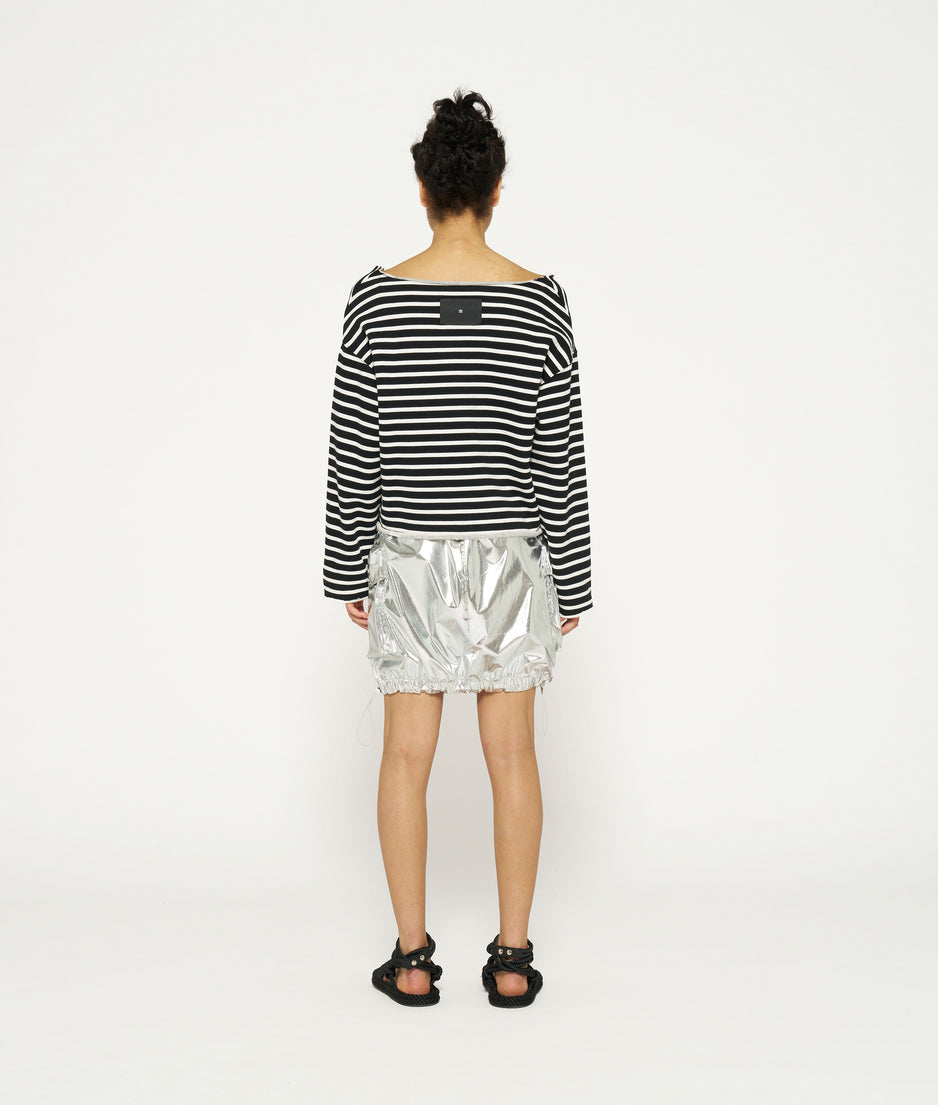 proud skirt foil | silver