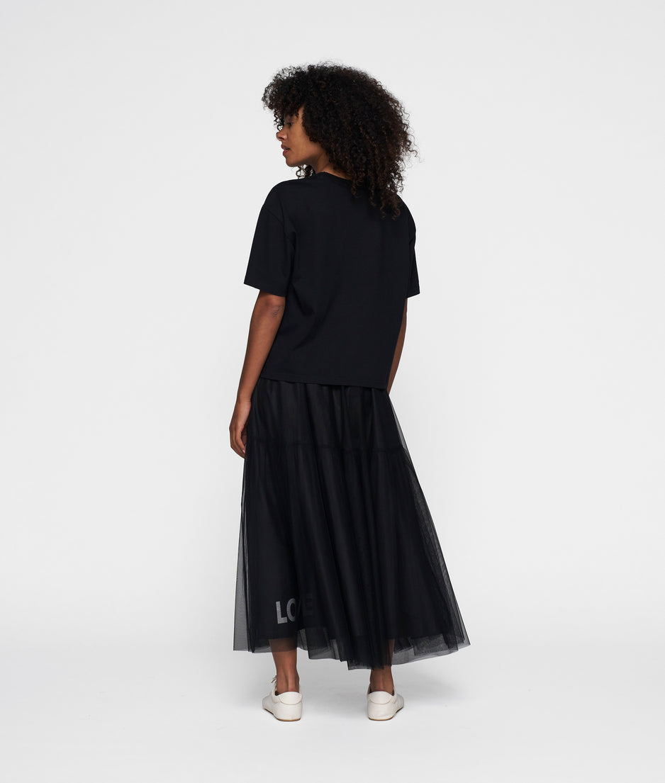 tulle skirt | black