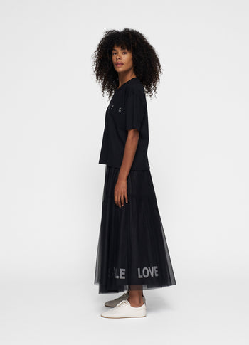 tulle skirt | black