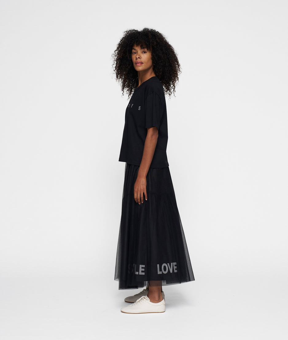 tulle skirt | black