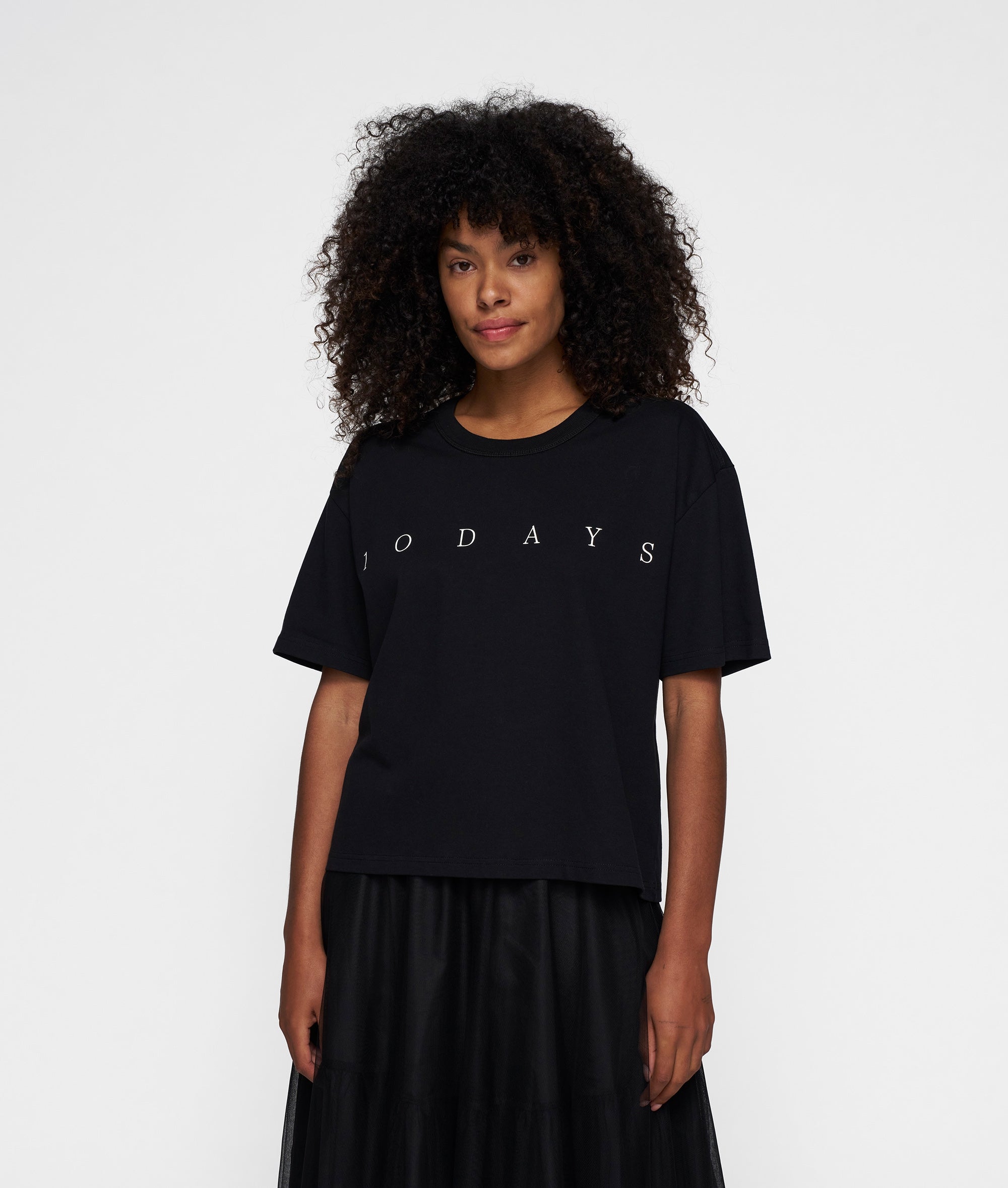 Black Short-Sleeve Logo T-Shirt