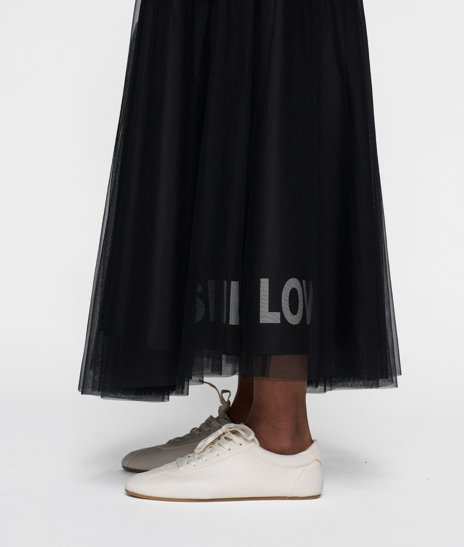 tulle skirt | black