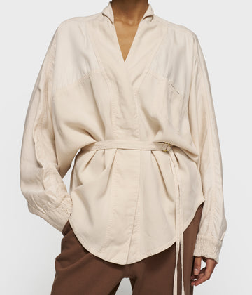 kimono blouse tencel | light earth