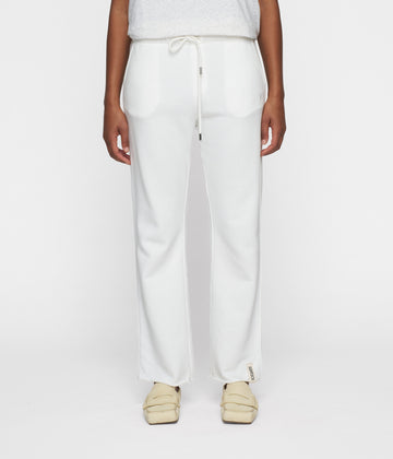 straight jogger | ecru