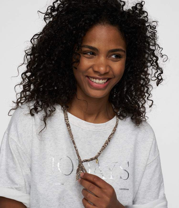 braided necklace | rope