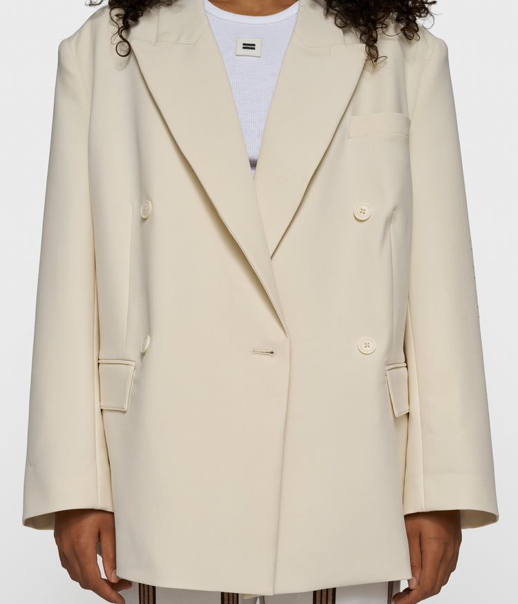 proud blazer | soft vanilla
