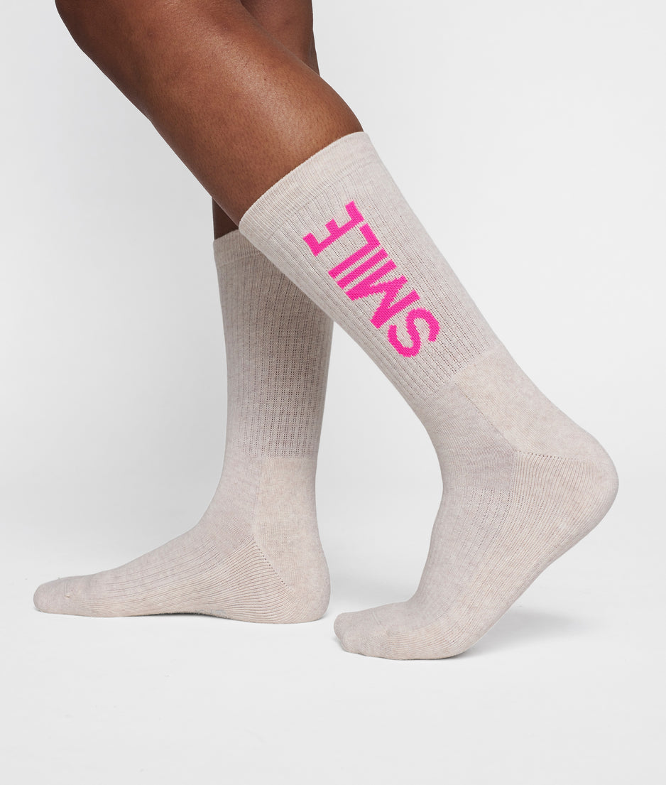 3-pack socks | neon pink