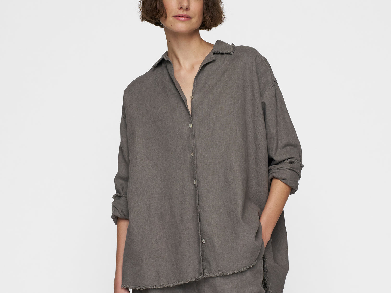 blouse linen | oil