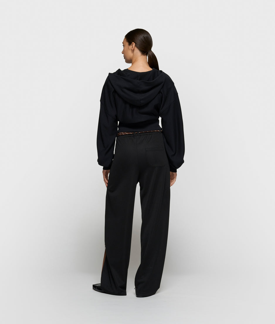 ballet zip hoodie | black