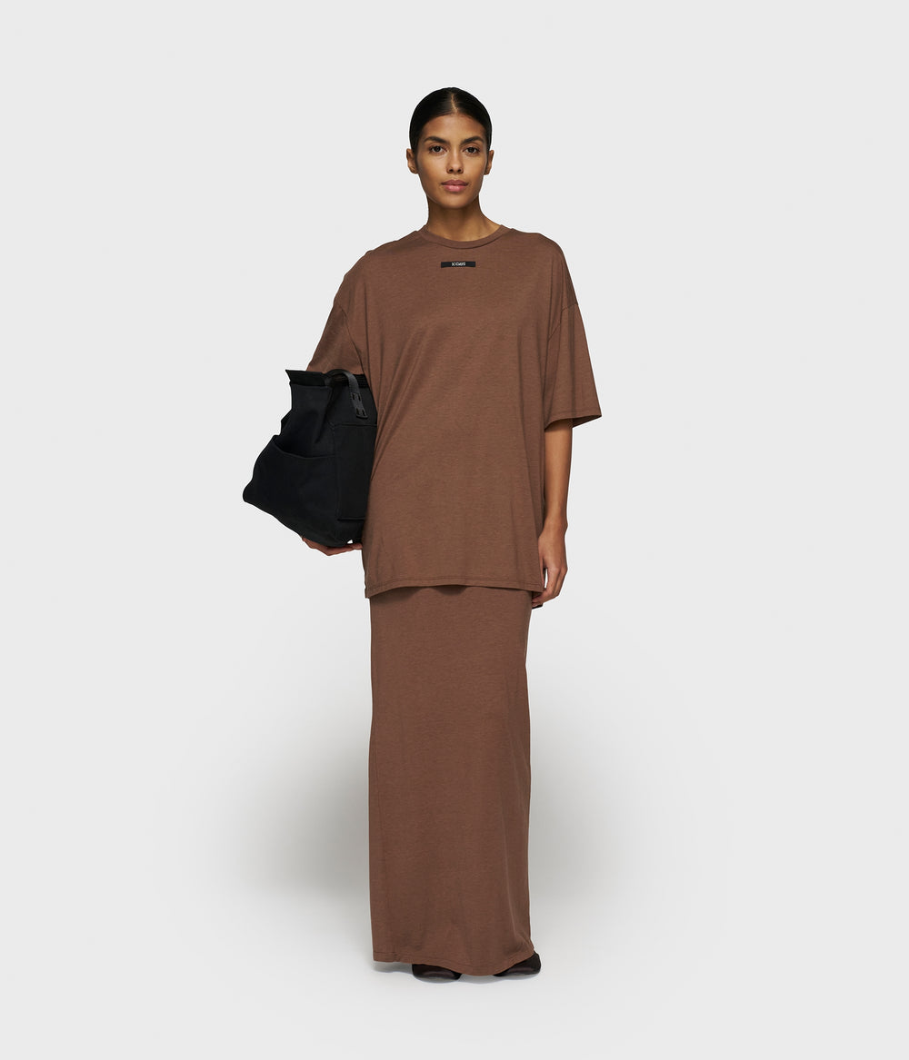 long skirt | truffle
