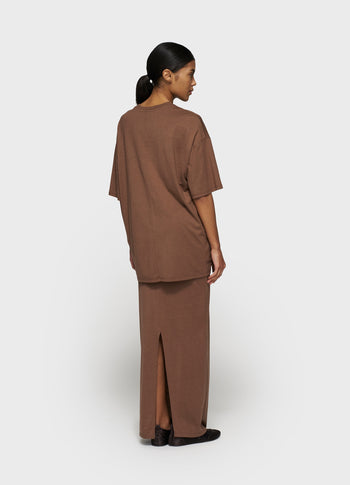 long skirt | truffle