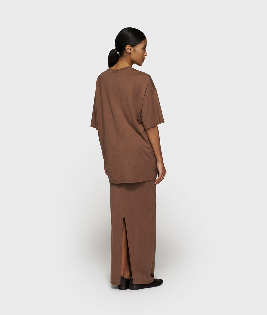 long skirt | truffle