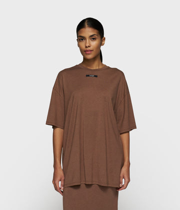 oversized tee jersey | truffle